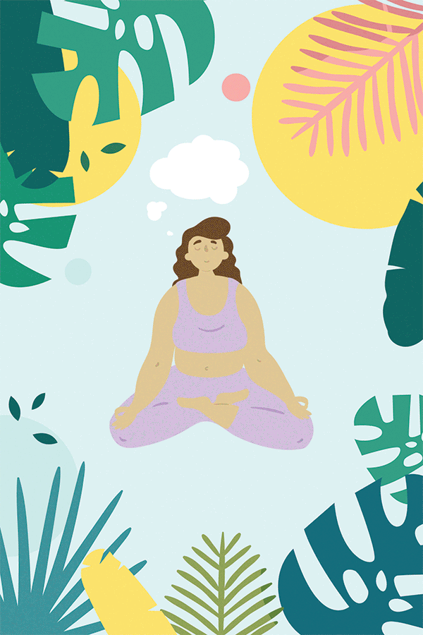 changing image of women meditating